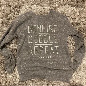 Ladies Turnrows Bonfire Marbled Sweatshirt